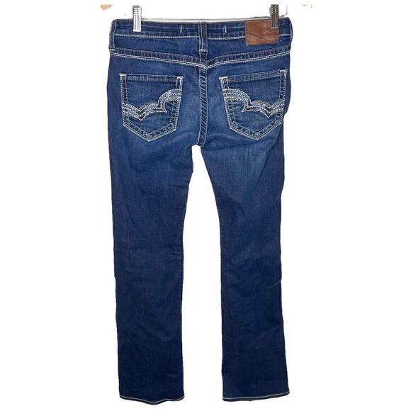 Big Star Remy Low Rise Fit Solid Dark Wash Denim Jeans Size 28 Long - Picture 1 of 6